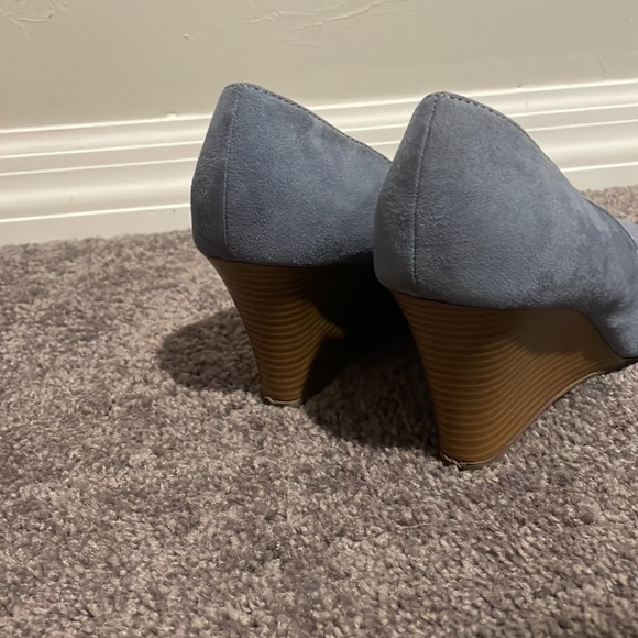 Wedges- blue suede - Picture 3 of 3